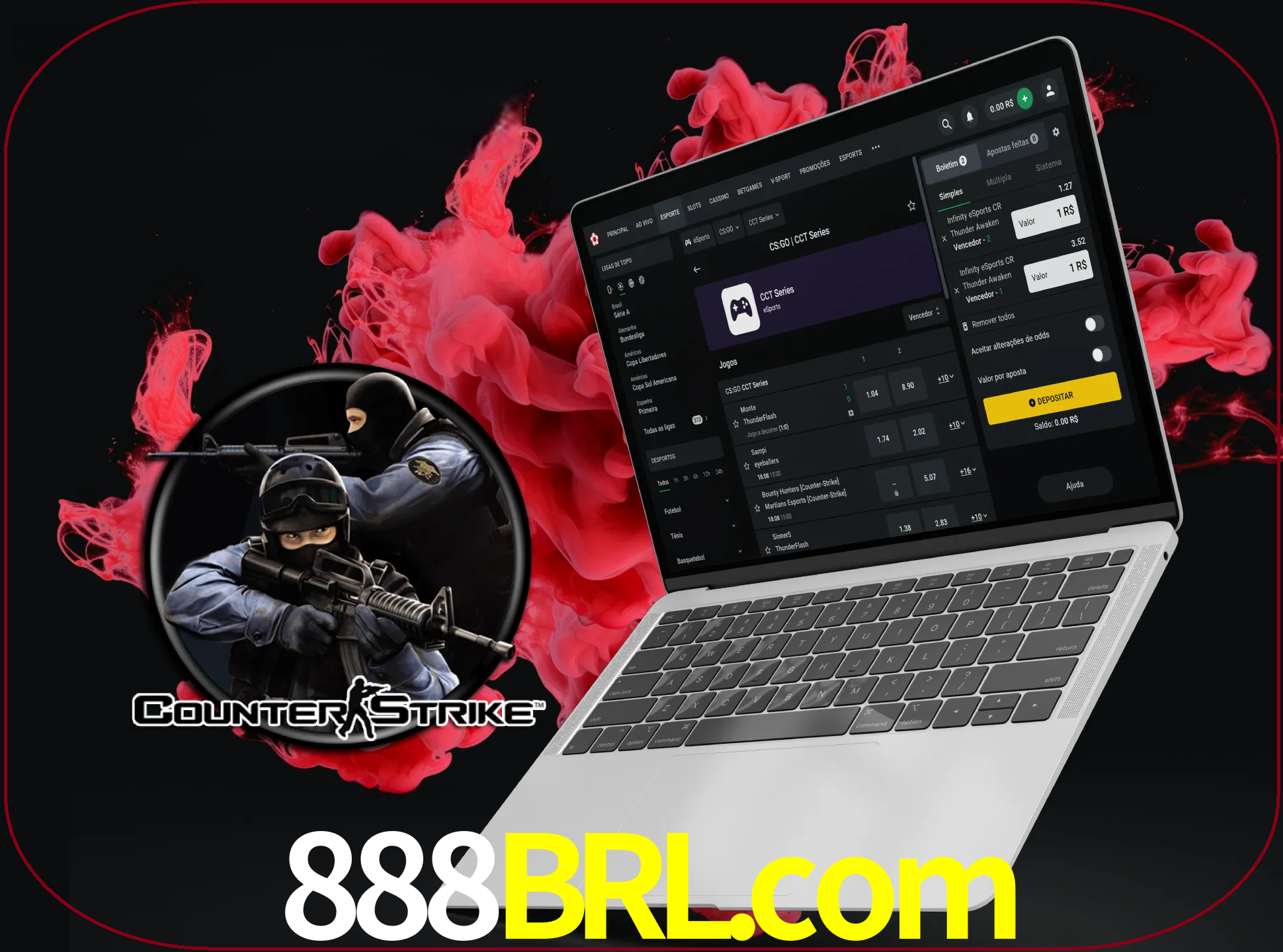 Um grande número de jogos irá agradar aos fãs deste jogo de tiro no sítio Web e na aplicação da empresa 888brl.