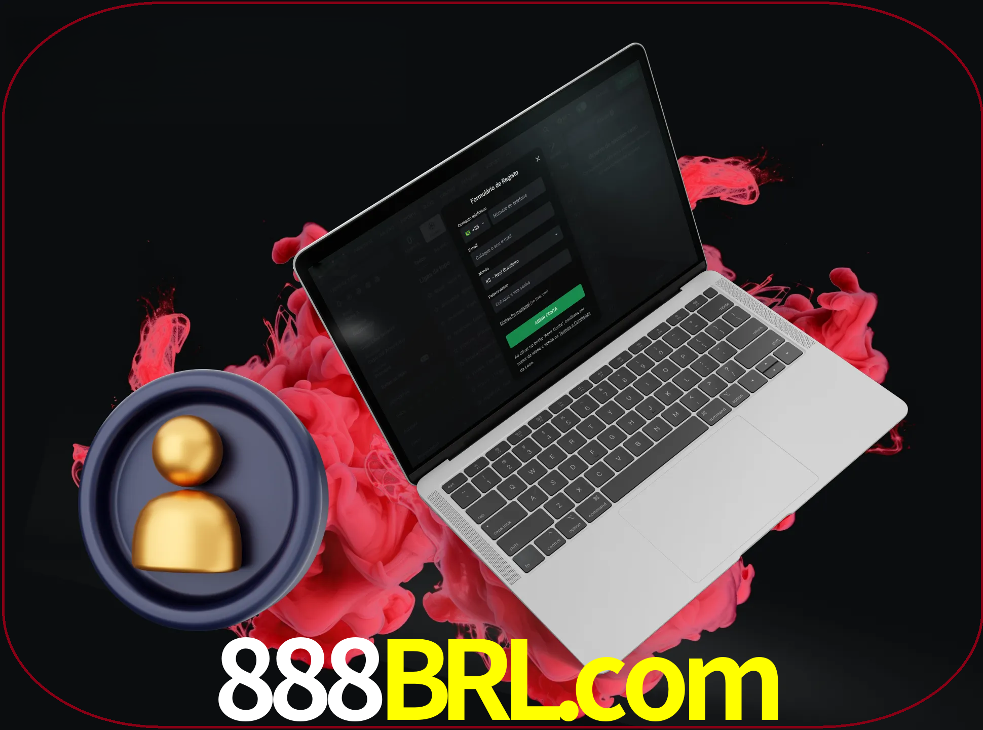 No cabeçalho do site 888brl, clique no botão que o levará a um formulário especial onde terá de introduzir as suas informações actuais.