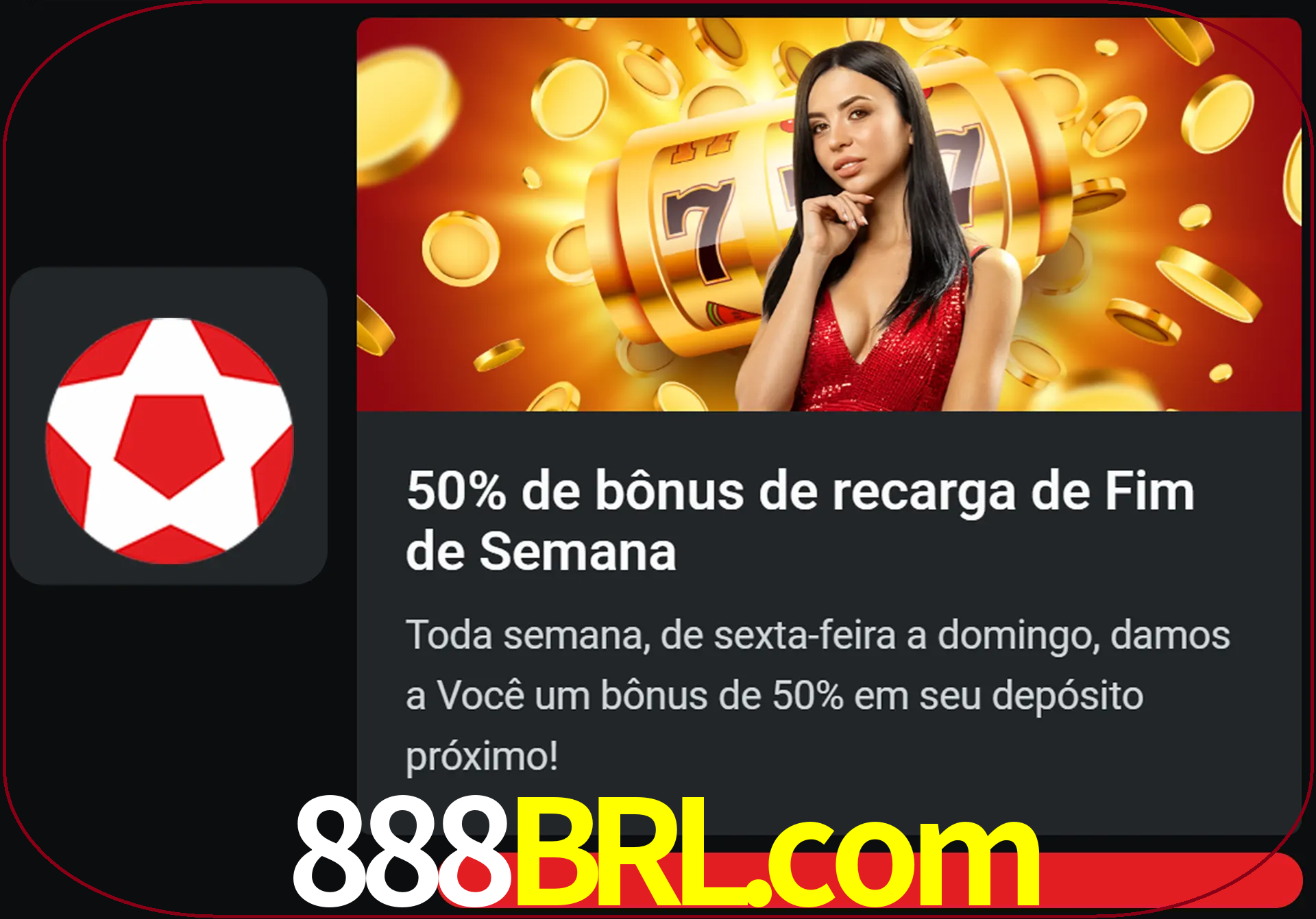 Volte a cada semana para receber novos bônus em dinheiro.
