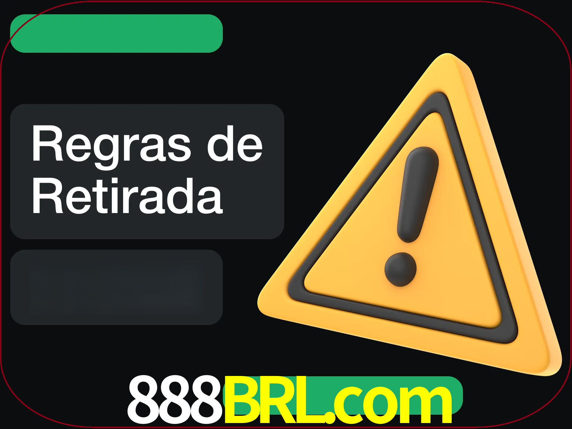 Leia as regras antes de fazer primeiro comdawal.